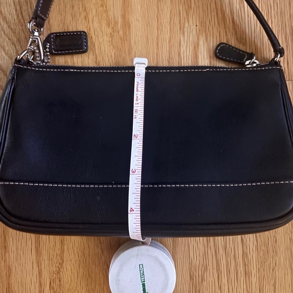 Coach Hampton Demi Mini Black Leather Handbag - Picture 3 of 8